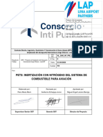 NL - 3000 - NF - PRC - IP3 - NNA - HS - 000211 Rev 0 PETS INERTIZACIÓN CON NITRÓGENO DEL SISTEMA DE COMBUSTIBLE