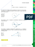 ATIVIDADE 29 - Circunferencia - Posicoes Relativas Da Reta