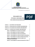 Regulamento Das Atividades Complementares Dos Cursos de Bacharelado