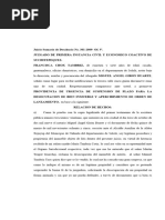 Providencia de Urgencia de Suspension de Plazo de Desocupacion de Inmueble Francisca Chox Tambriz.