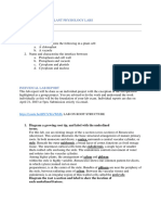 Plant Physiology LAB REPORT X