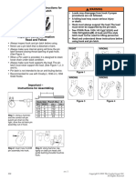 Warning and Application Instructions For Crosby S-4338 Pin Latch Warning