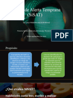 Sistema de Alerta Temprana (SiSAT)