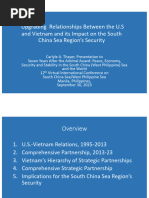 Thayer, Upgrading Relationships Between The U.S. and Vietnam and Its Impact On The South China Sea Region's Security