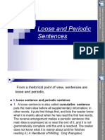 Loose and Periodic Sentence