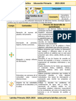 4to Grado Octubre - 01 As Eran Las Familias de Mi Comunidad (2023-2024)