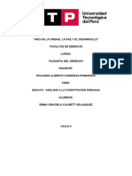 (AC-S07) Semana 07 - Tema 01 - Ensayo - Análisis A La Constitución Peruana