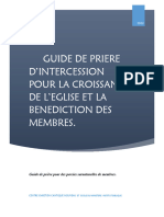 Guide de Priere D'intercession 7