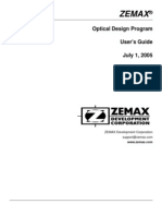 Zemax Manual