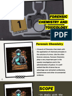 FORENSIC CHEMISTRY AND TOXICOLOGY Discussion