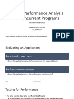 Performance Analysis of Concurrent Programs