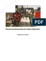 Proceso de Desmontaje de La Sierra Alternativa