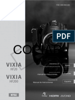 Manual Canon VIXIA HF200