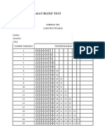 Format Penilaian Bleef Test