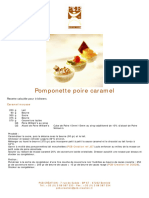 Bonbon Pomponette Poire Caramel