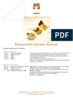 Bonbon Pomponette Banane Chocolat