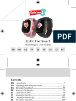 Manual - Elari - FixiTime3 - 9 Languages