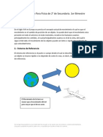 Guía de Estudio para Física, 2° de Secundaria. 1er Bimestre