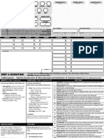 Mothership - Char Sheet Debt Downtime Handout