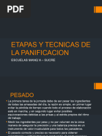 Etapas y Tecnicas de Panaderia