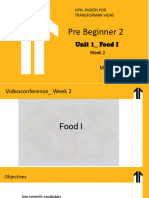 Week 2 - Videoconference - Unit 1 - Food 1 - ST