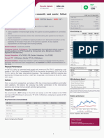 Results Below Expectation Due To Seasonally Weak Quarter Outlook Remains Healthy