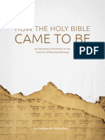 How The Holy Bible Came To Be Final Version 19.02.21