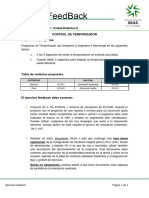 Control de Temporizador Objetivo Del Programa:: Ejercicio Feedback Nº1. Unidad Didáctica 6