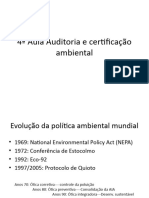 Aula 4 Auditoria e Certificação Ambiental