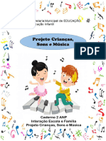 Caderno 2 ANP Interação Escola e Família Projeto Crianças, Sons e Música