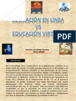 Educación Virtual Vs Educación en Linea