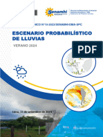 Escenario Probabilistico de Lluvias Verano 2024