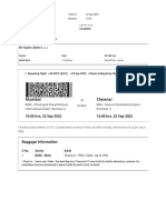 Mumbai To Chennai Flight Itinerary