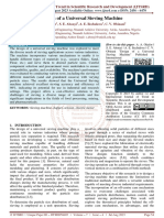 Design of A Universal Sieving Machine