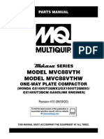 PLATE TAMPERMVC88VTH - VTHW - Parts - Manual