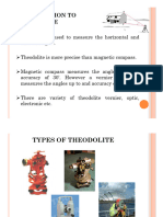 Introduction To Theodolite