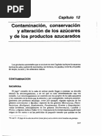 Contaminación, Conservación y Alteración de Los Azucares y Productos Azucarados