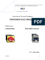 Systemes Electriques: Fascicule de Travaux Pratiques