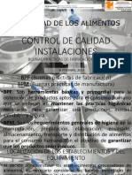 Control de Calidad. Instalaciones