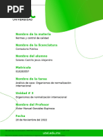 Tarea 4 Organismos de Normalizaci N Internacional