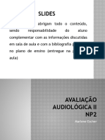 Avaliação Audiológica II NP2