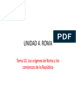 Tema 10. Origenes de Roma y Comienzos Republica Modo de Compatibilidad