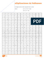 Es Us T 2548940 Mosaico de Multiplicaciones de Halloween Fichas de Actividad