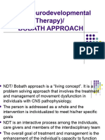 NDT (Neurodevelopmental Therapy) / Bobath Approach