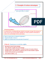 Chapitre 2, Exemples D'actions Mécaniques, Cours, Activités, Exercices D'application, PR JENKAL RACHID