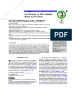 Effect of Refrigerated Storage On Fillet Quality of Vitamin E Fed Rohu Labeo Rohita 2023 University of Punjab New Campus