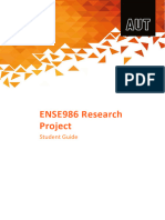 ENSE986 Research Projects 1 Semester Student Guide 2023