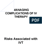 Managing Complications of IV Therapy-POWERPOINT-BASIC As of January 12, 2009