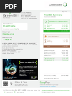 Dubai Utility Bill