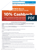 JioMart ICICI Cashback Offer